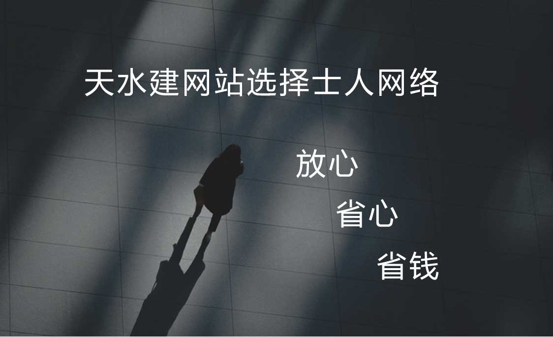 天水網站建設公司爲什麽要選擇士人網絡公司建站